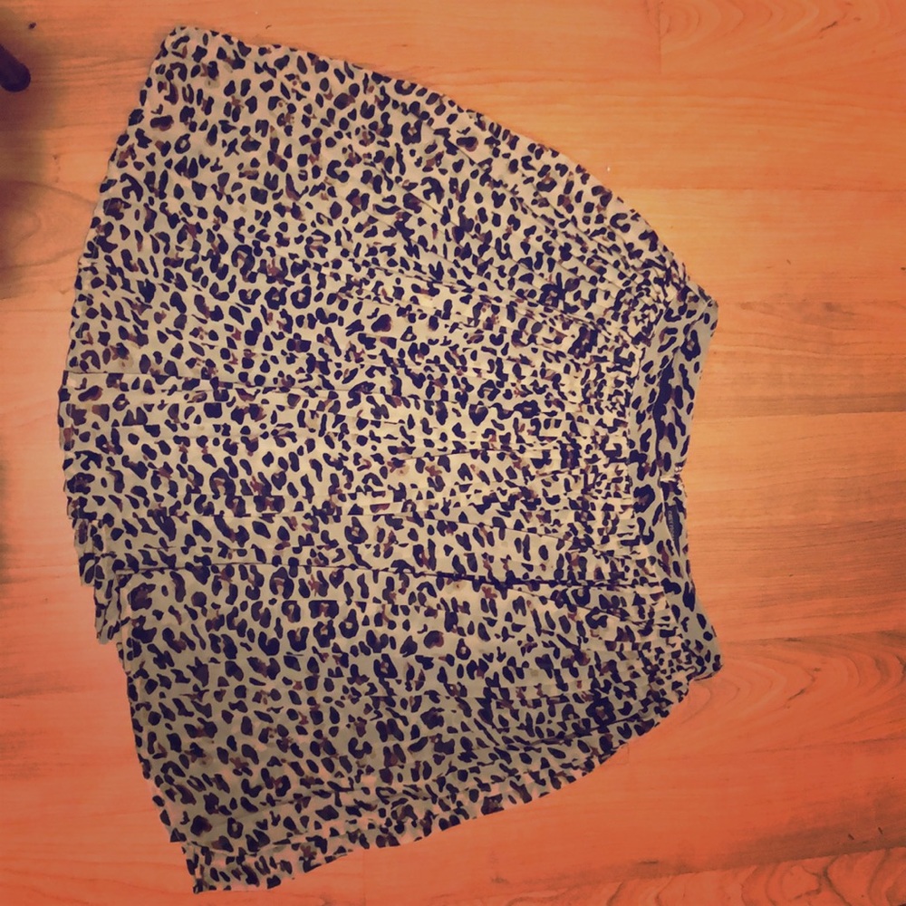 Obey pleated mini skirt